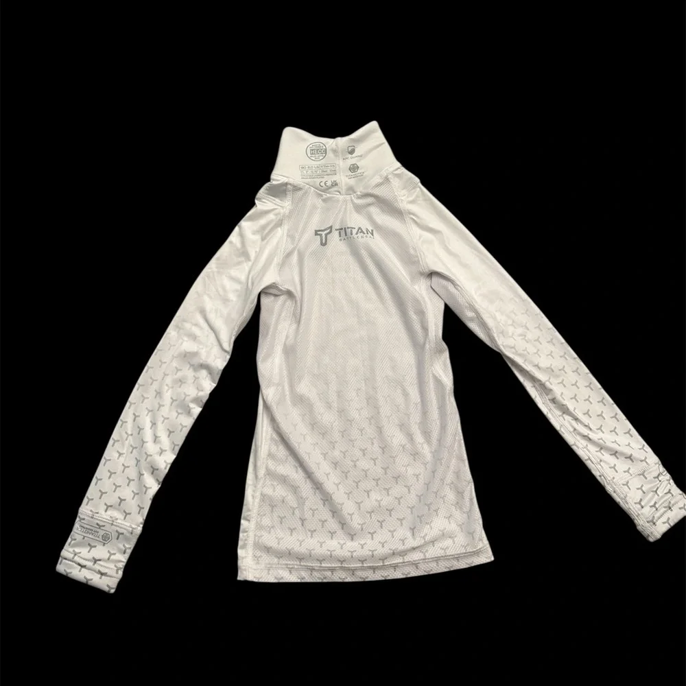 Titan Battlegear Cut Resistant Baselayer Neck Guard Hockey Shirt Youth XS 4/5 - Picture 9 of 14